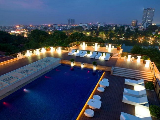 best hotels with pool in Hanoi Old Quarter 23