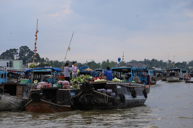 Floating Markets in Mekong Delta  4