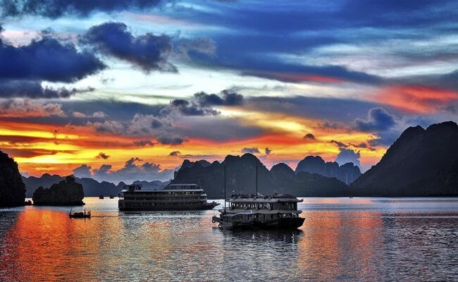 sunset in vietnam 1